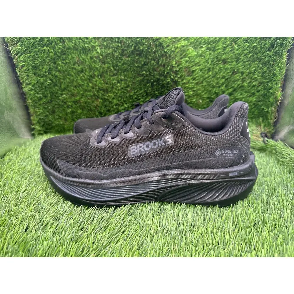 Brooks Ghost 17 GTX 1204511B020 Athletic Sneaker Women's 8.5B Black Mesh Workout